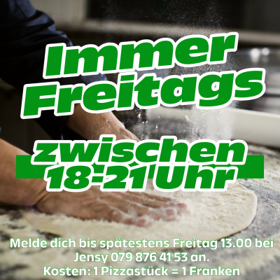 Pizza Z'Nacht für Jugendliche