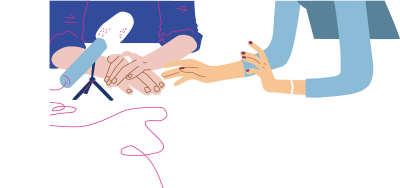 Irre Welle – Zwei Frauen strahlen aus