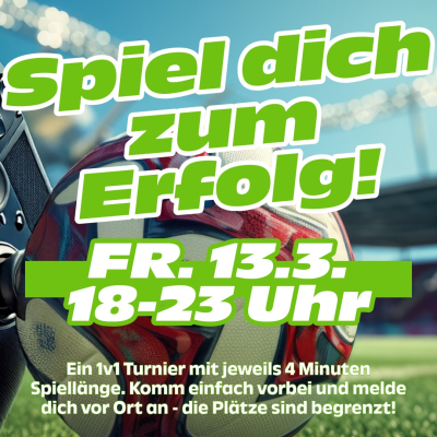 Fifa Turnier & Pizza z'Nacht für Jugendliche