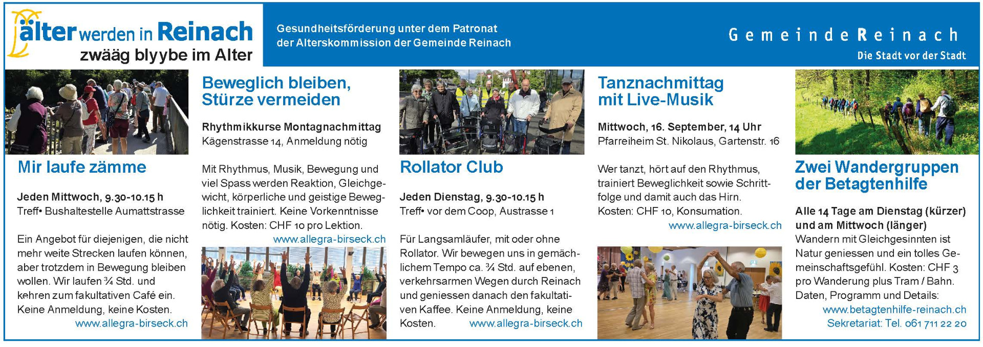 Bewegung im Alter