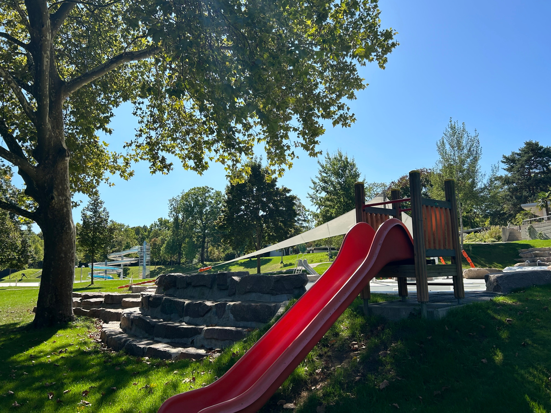 Gartenbad Kinderspielplatz